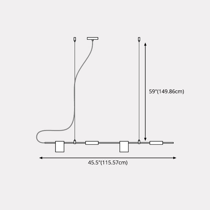 Modern iIsland Lighting Linear Island Lighting Island Chandelier Lights