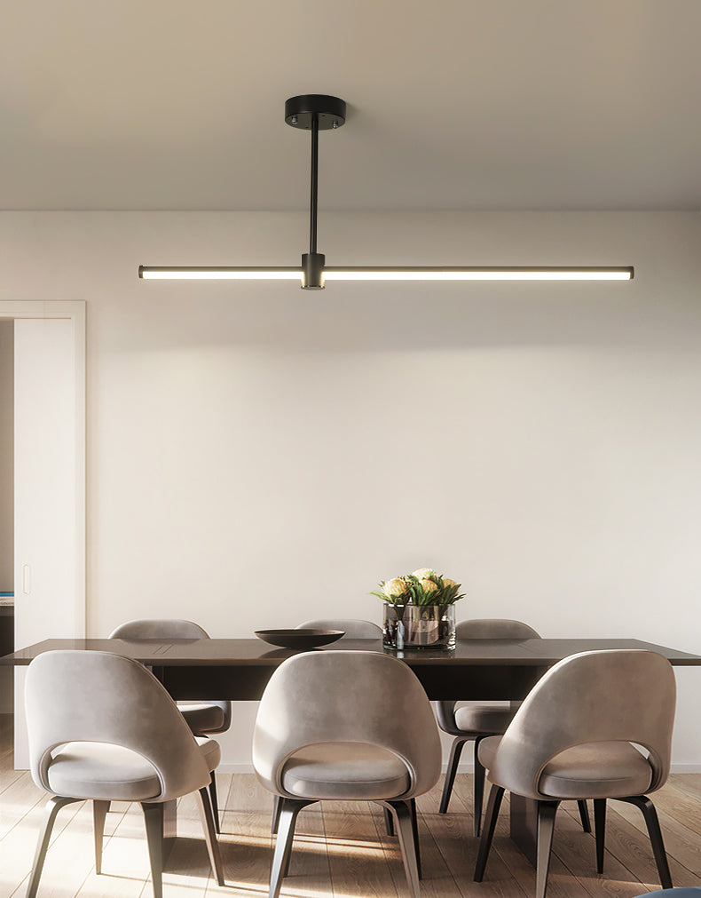 Modern Pendant Lighting for Kitchen Island Linear Pendant Lighting Island Lighting Ideas