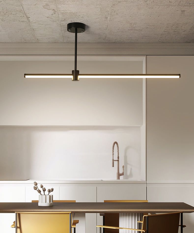 Modern Pendant Lighting for Kitchen Island Linear Pendant Lighting Island Lighting Ideas