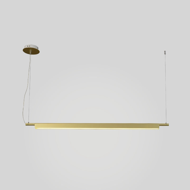 Illuminazione a sospensione lineare luci isola sospesa il lampadario moderno a pendente moderno