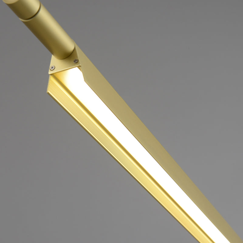 Illuminazione a sospensione lineare luci isola sospesa il lampadario moderno a pendente moderno