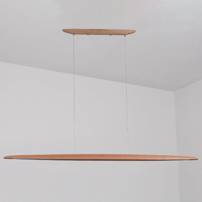 Luci a ciondolo da cucina moderna Lampaggio di illuminazione isola lineare in metallo