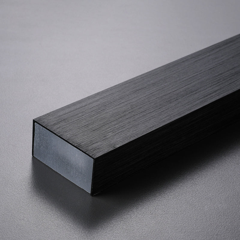 Lumo moderno a sospensione per lampadario lineare dell'isola della cucina Luce sospesa in nero