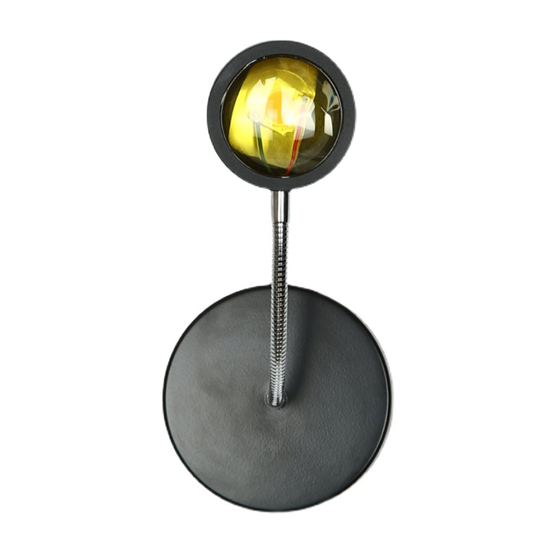 Armed 1-Light Modern Sconce Light LED Metal Wall Lighting Ideas for Living Room