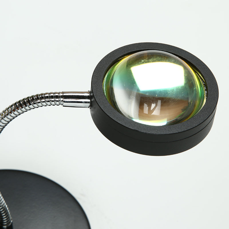 Armed 1-Light Modern Sconce Light LED Metal Wall Lighting Ideas for Living Room