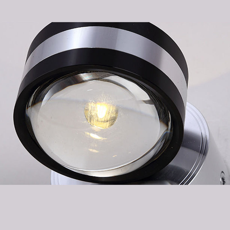 Silver Aluminum Modern Wall Sconce Global LED Wall Mounted Light for Hotel