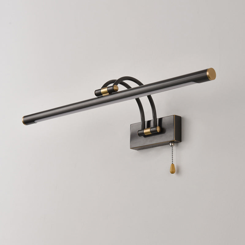 Modern Minimalist LED Adjustable Wall Lamp Copper Linear Wall Light with Acrylic Shade