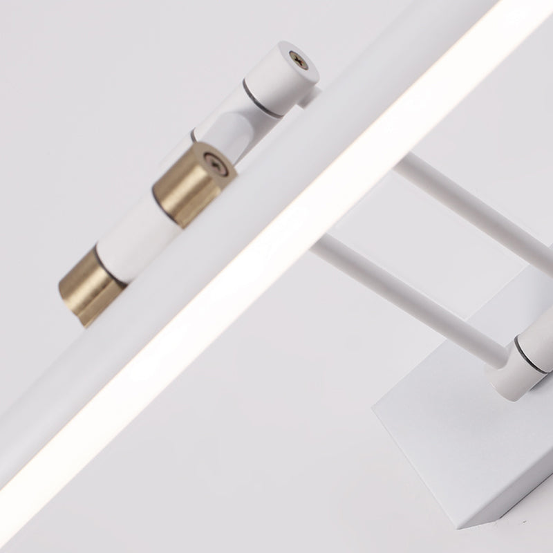 Lampe murale à LED en fer laqué dans la simplicité moderne