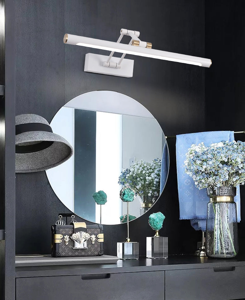 Lampe murale à LED en fer laqué dans la simplicité moderne