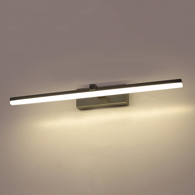 Modern Linear Vanity Sconce Lights Metal 1-Light Wall Lighting Fixture for Bathroom