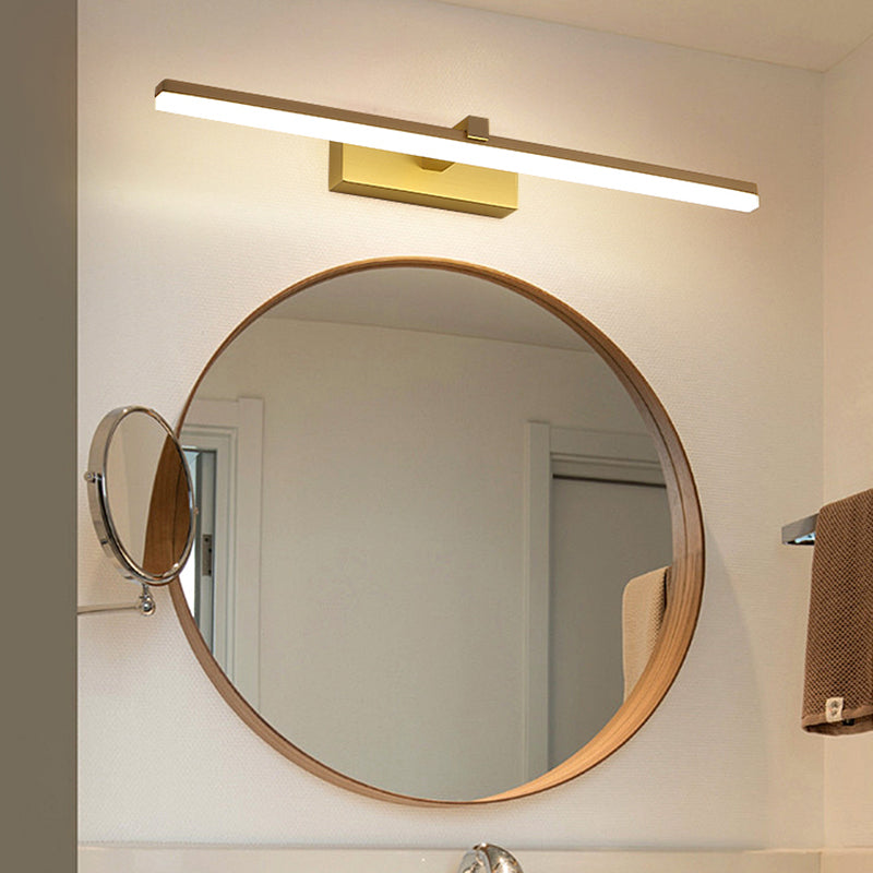 Modern Linear Vanity Sconce Lights Metal 1-Light Wall Lighting Fixture for Bathroom