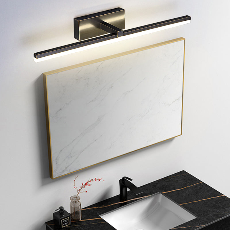 Modern Linear Vanity Sconce Lights Metal 1-Light Wall Lighting Fixture for Bathroom