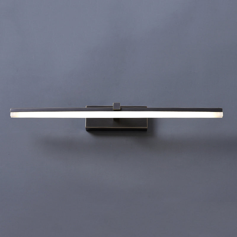 Modern Linear Vanity Sconce Lights Metal 1-Light Wall Lighting Fixture for Bathroom