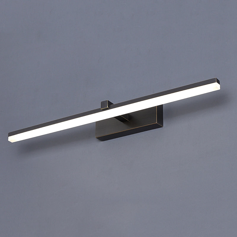 Modern Linear Vanity Sconce Lights Metal 1-Light Wall Lighting Fixture for Bathroom