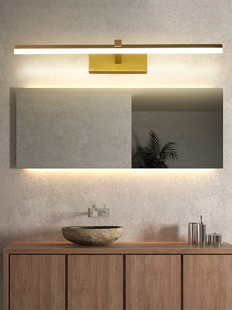 Modern Linear Vanity Sconce Lights Metal 1-Light Wall Lighting Fixture for Bathroom