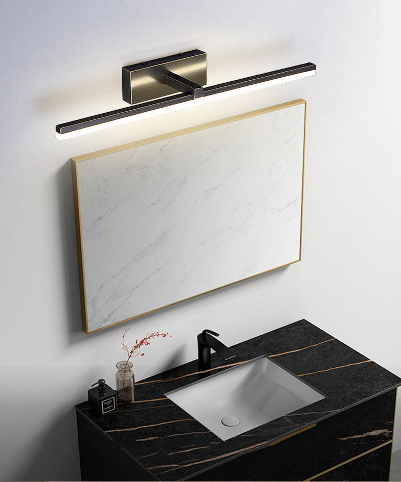 Modern Linear Vanity Sconce Lights Metal 1-Light Wall Lighting Fixture for Bathroom