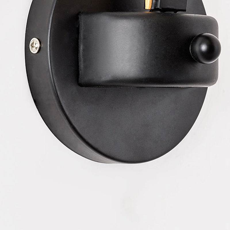 Witte glazen wandmontage lamp 1-licht traditionele wandverlichtingsarmatuur voor badkamer