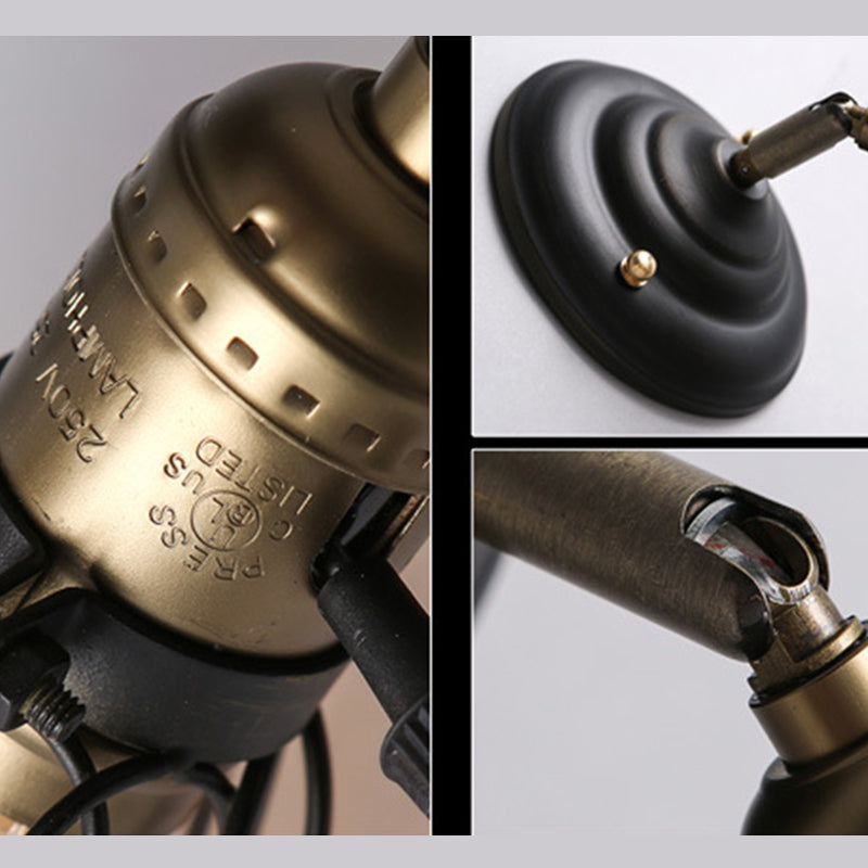 Smeedijzeren wandlamp SCONCE Industrial Loft 1-Light SCONCE LAMP VOOR GANG