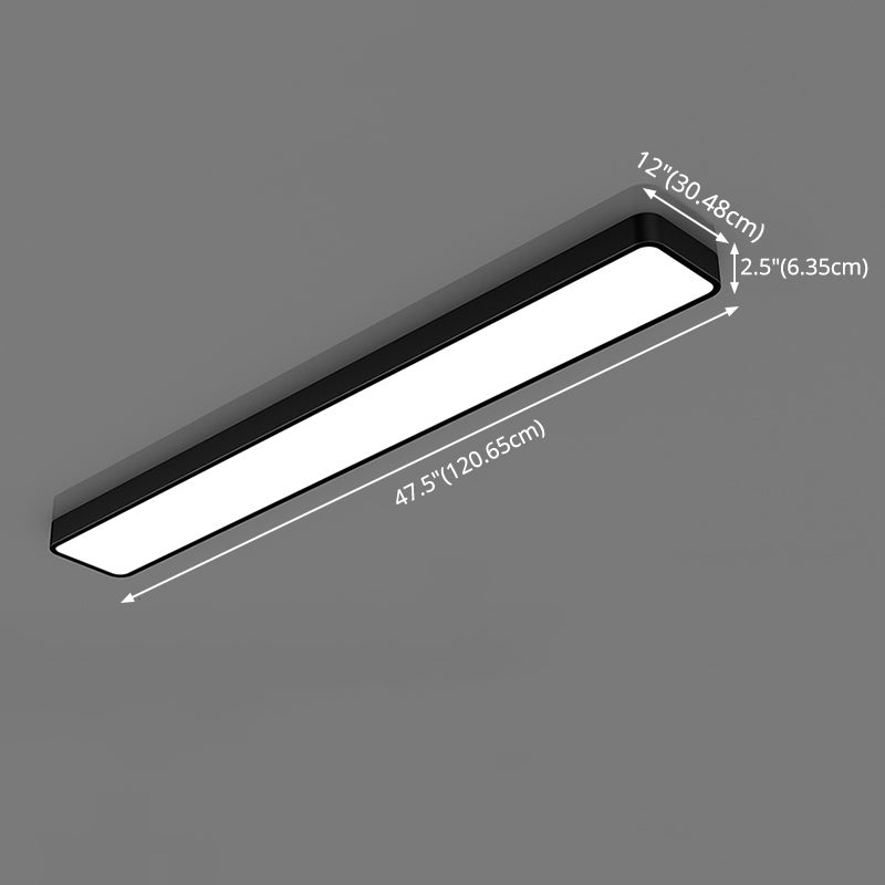 Aluminium LED Flush Mount MODERN MODRY LIGHT PLACIER LIGHT DIMINATION POUR OFFICE