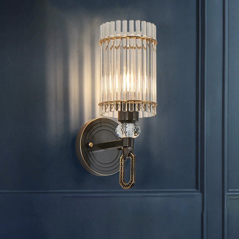 1/2 luci cilindri illuminazione con appliquota con applique da parete tradizionale tradizionale cernello k9 da parete cristallina lampada