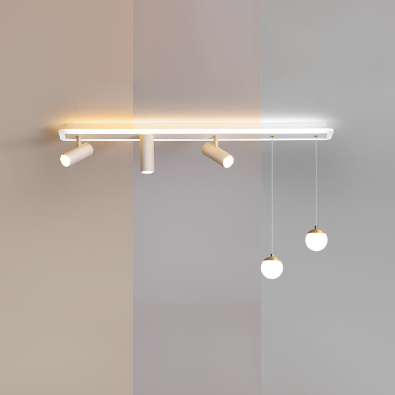 Éclairage linéaire à LED blanche Fixtures d'éclairage à ébullition moderne Lumière à ébullition