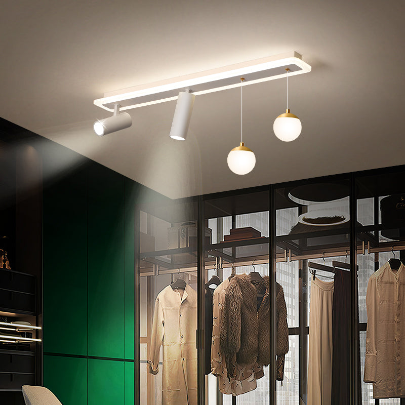 Éclairage linéaire à LED blanche Fixtures d'éclairage à ébullition moderne Lumière à ébullition