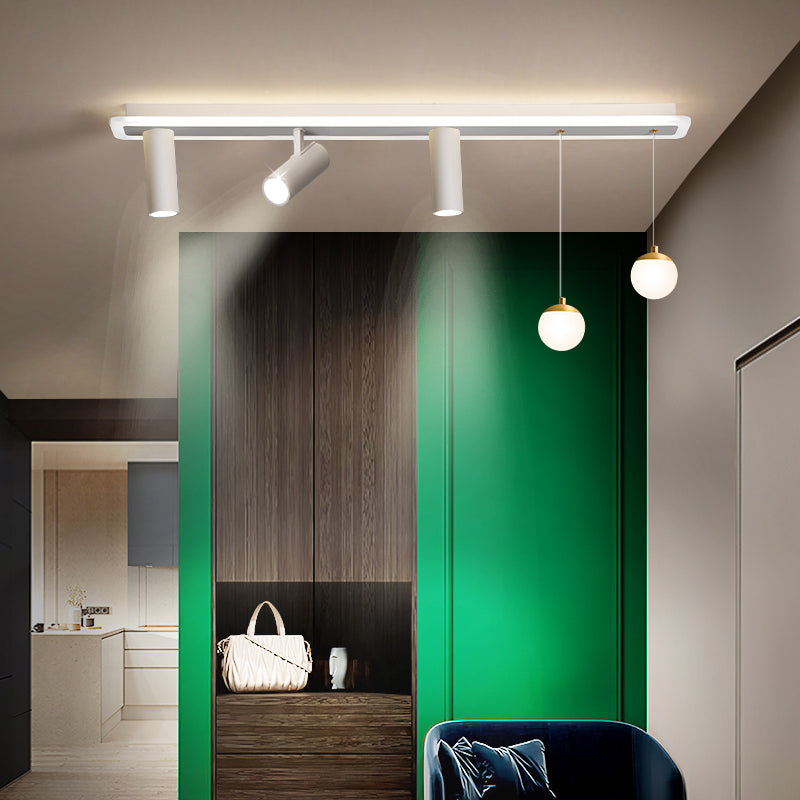 Éclairage linéaire à LED blanche Fixtures d'éclairage à ébullition moderne Lumière à ébullition