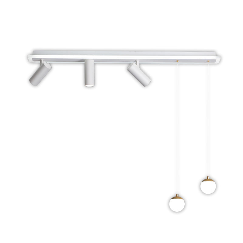 Éclairage linéaire à LED blanche Fixtures d'éclairage à ébullition moderne Lumière à ébullition