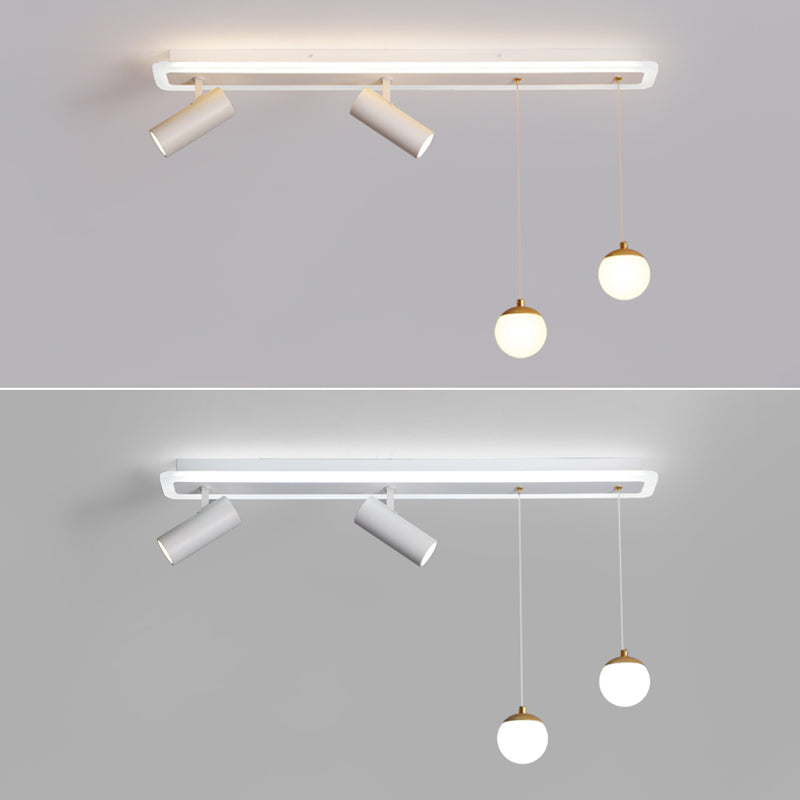 Éclairage linéaire à LED blanche Fixtures d'éclairage à ébullition moderne Lumière à ébullition