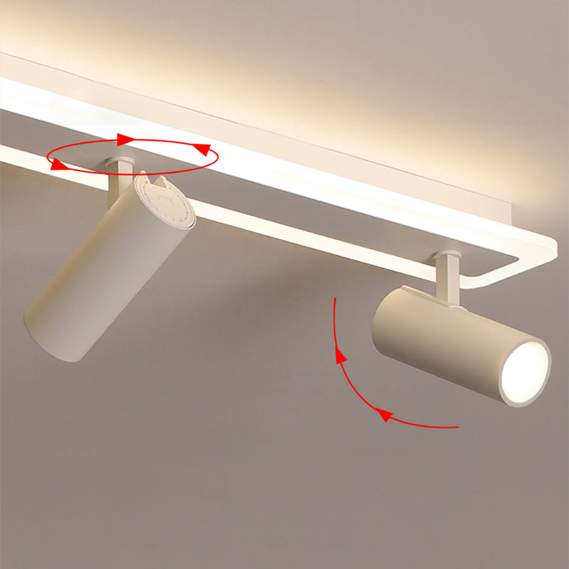 Éclairage linéaire à LED blanche Fixtures d'éclairage à ébullition moderne Lumière à ébullition