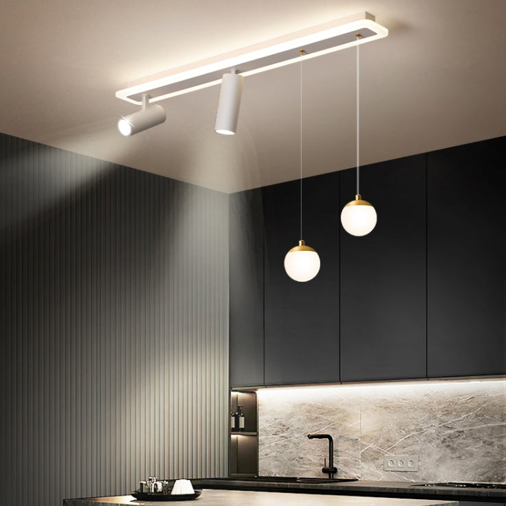 Éclairage linéaire à LED blanche Fixtures d'éclairage à ébullition moderne Lumière à ébullition