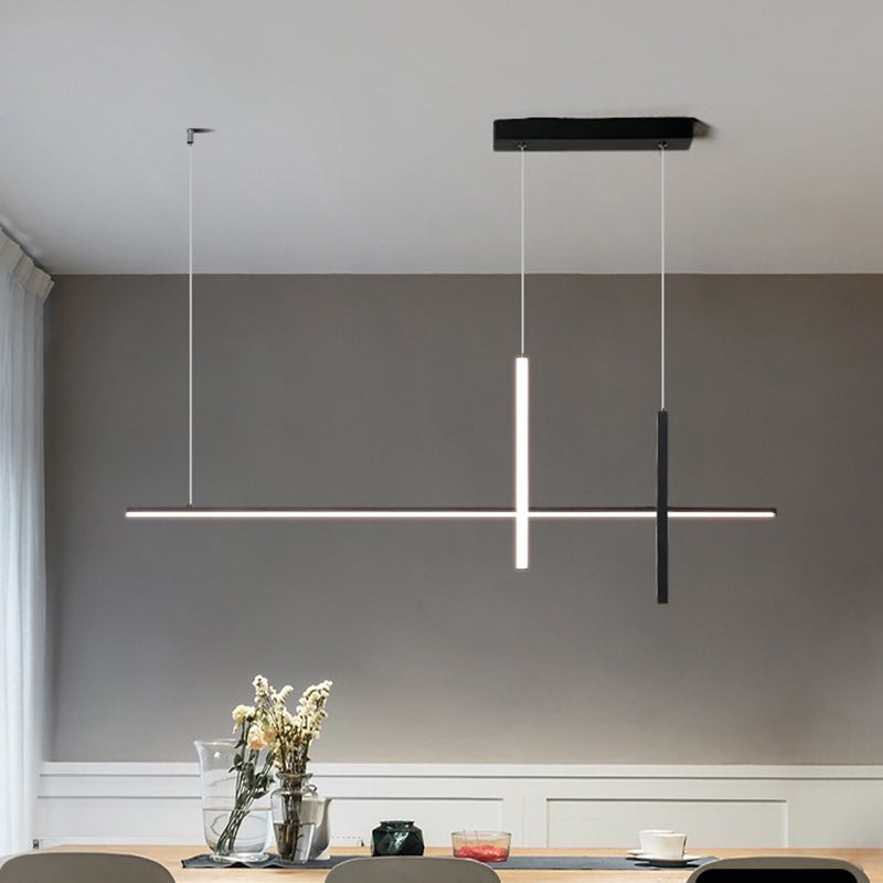 Contemporary Island Lighting Linear Pendant Lighting Island Lighting Ideas