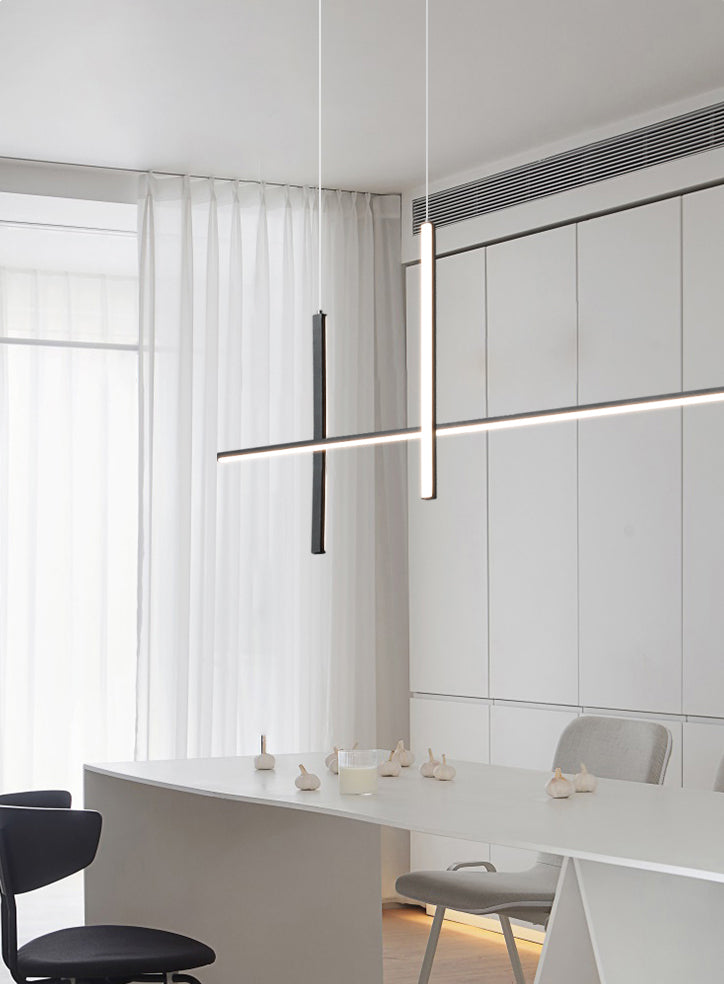 Contemporary Island Lighting Linear Pendant Lighting Island Lighting Ideas