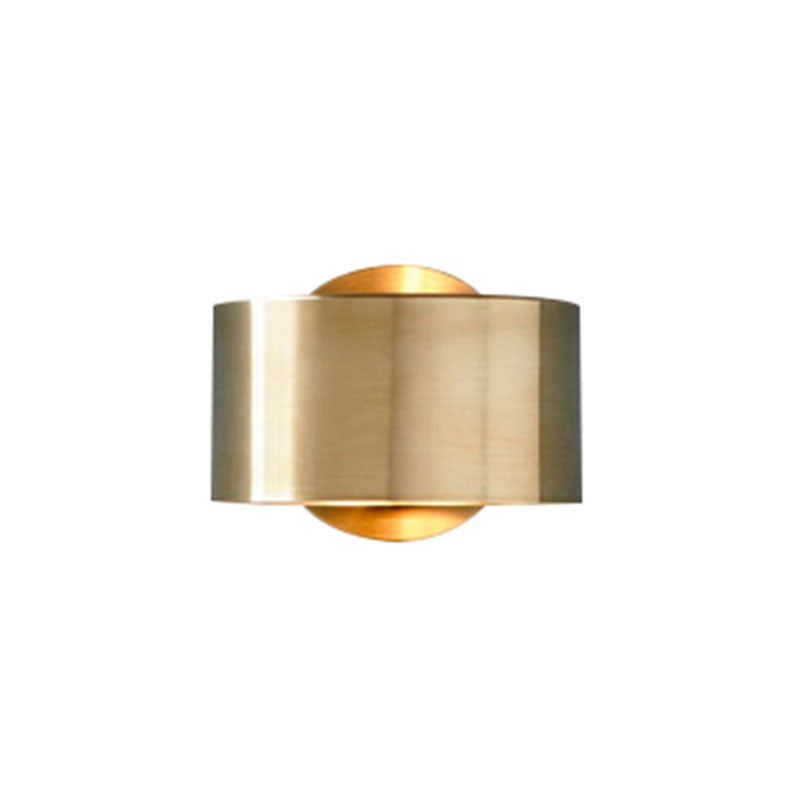 Lampada da parete con cerchio in metallo oro SCONCE DELLA LAMPO DI SCONCE PER LA SOGGIO