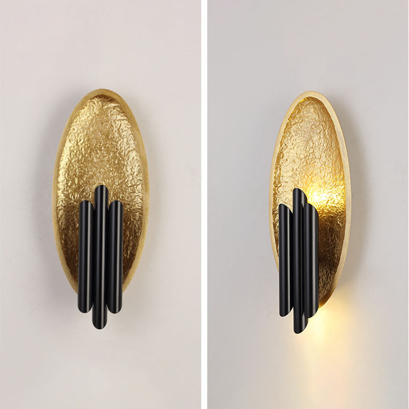 Accesorio de iluminación de pared de lámpara de montaje de pared de metal contemporánea para sala de estar