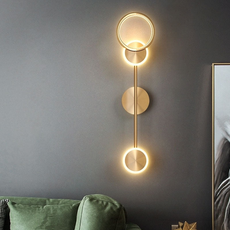 Acrylic Wall Light Nordic Modern Linear LED Wall Sconce for Living Room