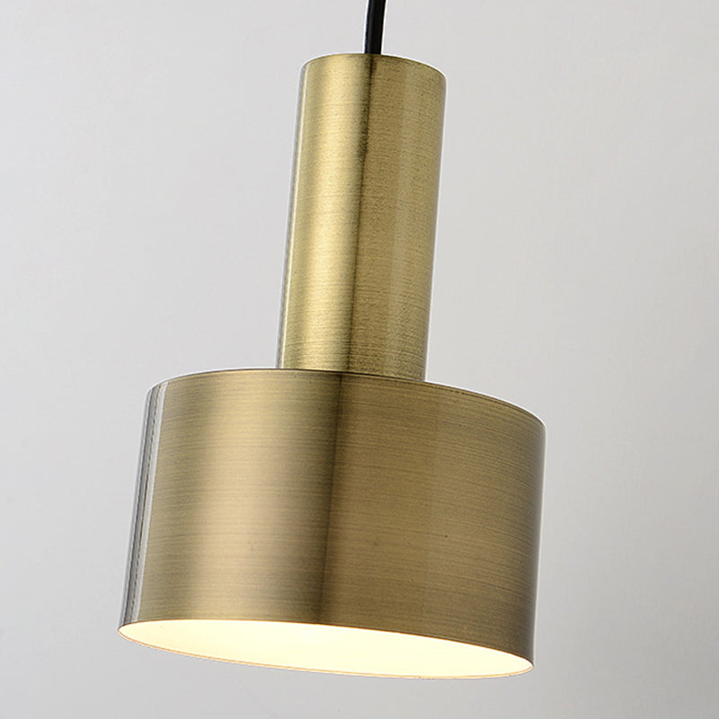 1 Licht lineare und halbe Zylinder Wandleuchte moderne einfache Stilbeleuchtung in Gold