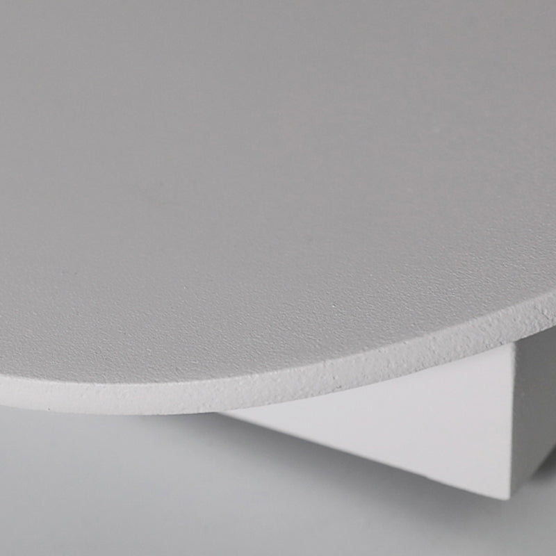 Circular LED Single Wall Lamp in Modern Simplicity Aluminium Wall Light for Interior Spaces