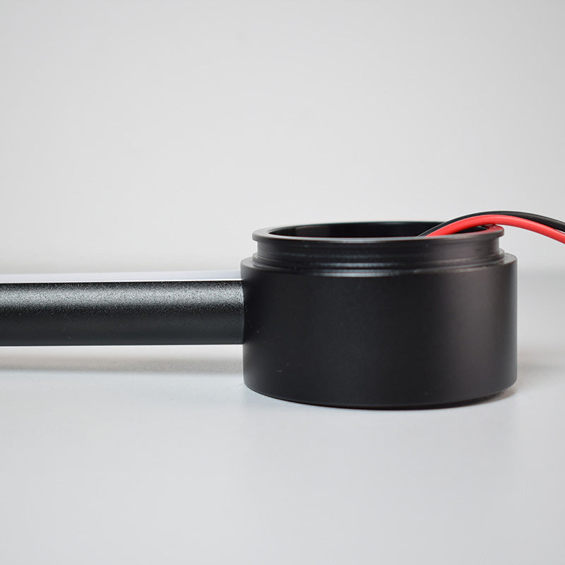 Metallstange Wandmontageleuchte moderne RGB -Leuchtenleuchte in Schwarz