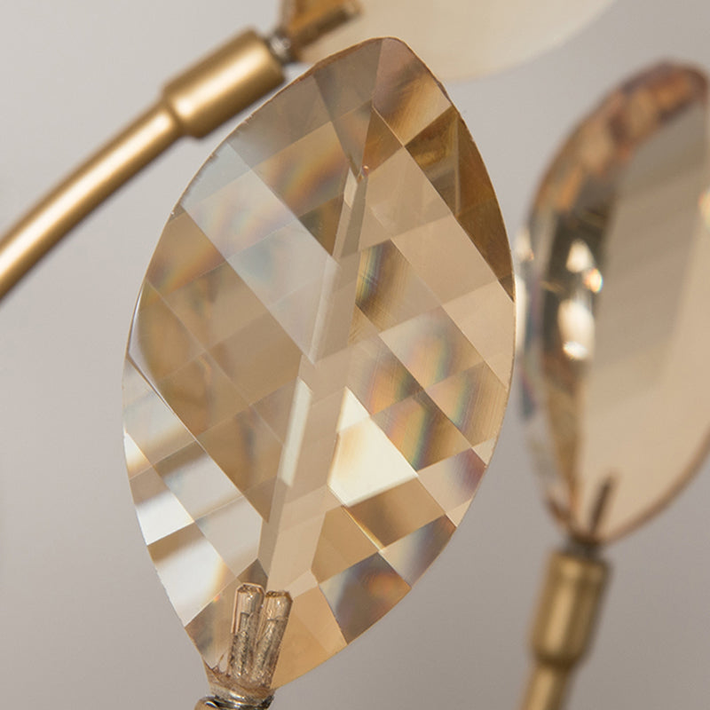 Branches Pendre Éclairage Rustique Style Gold Crystal suspendu Pendant Lumière