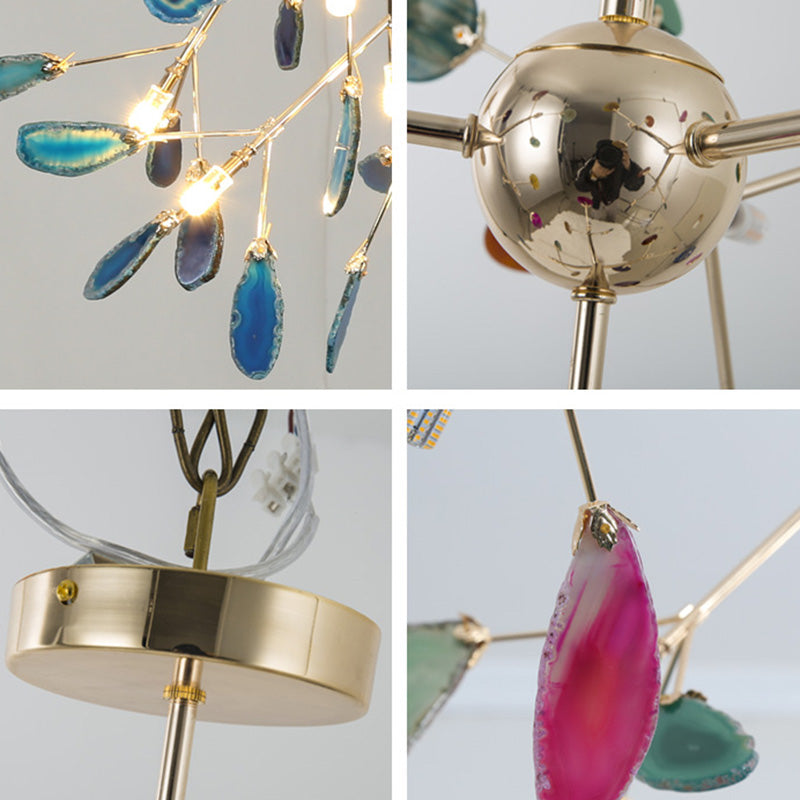 Fireflies Camera da letto Lampaggio dell'illuminazione Metal Minimalist Style Pendente lampadario