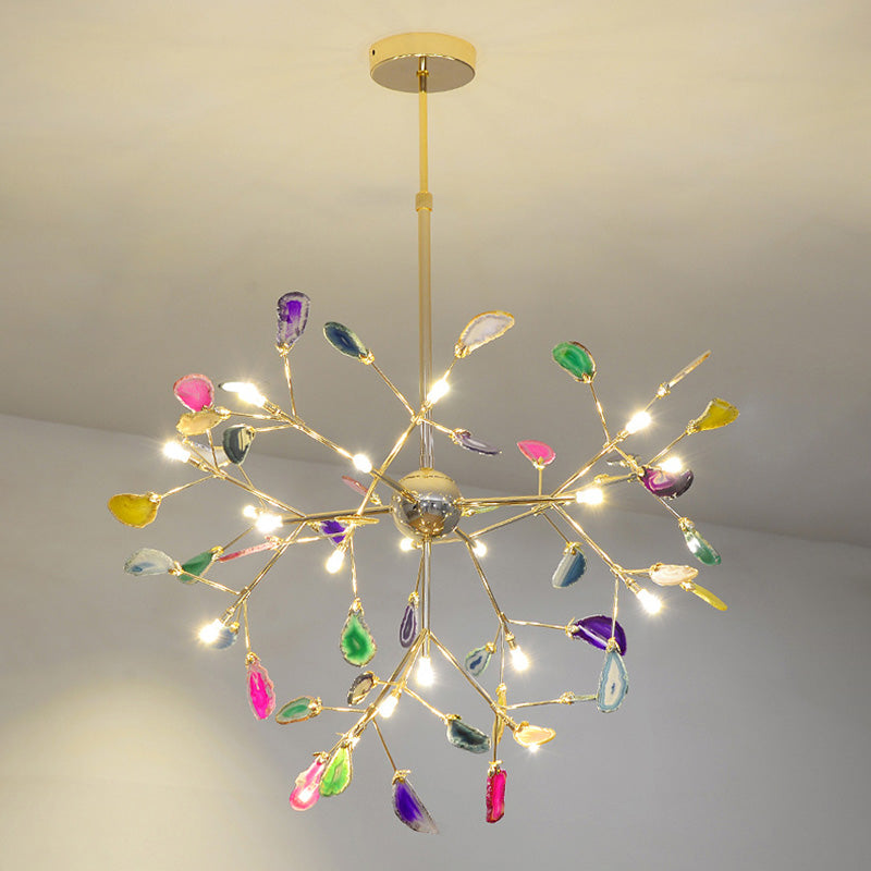 Fireflies Camera da letto Lampaggio dell'illuminazione Metal Minimalist Style Pendente lampadario