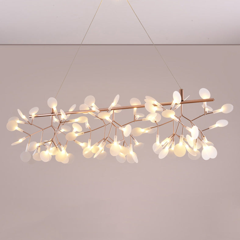 Island Island Chandelier Designer moderne Éclairage de pendentif acrylique pour le restaurant