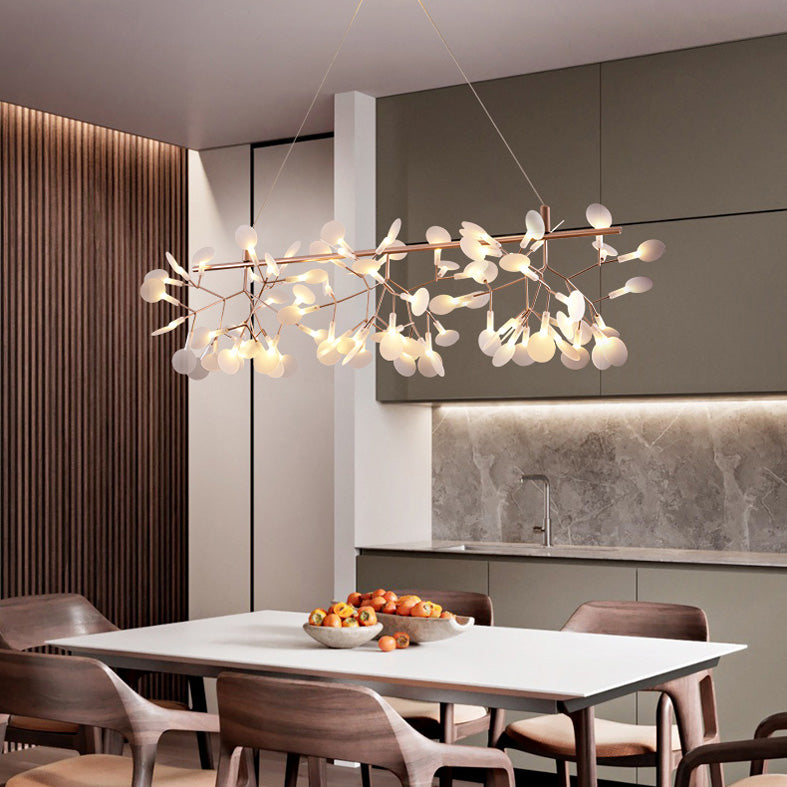 Island Island Chandelier Designer moderne Éclairage de pendentif acrylique pour le restaurant