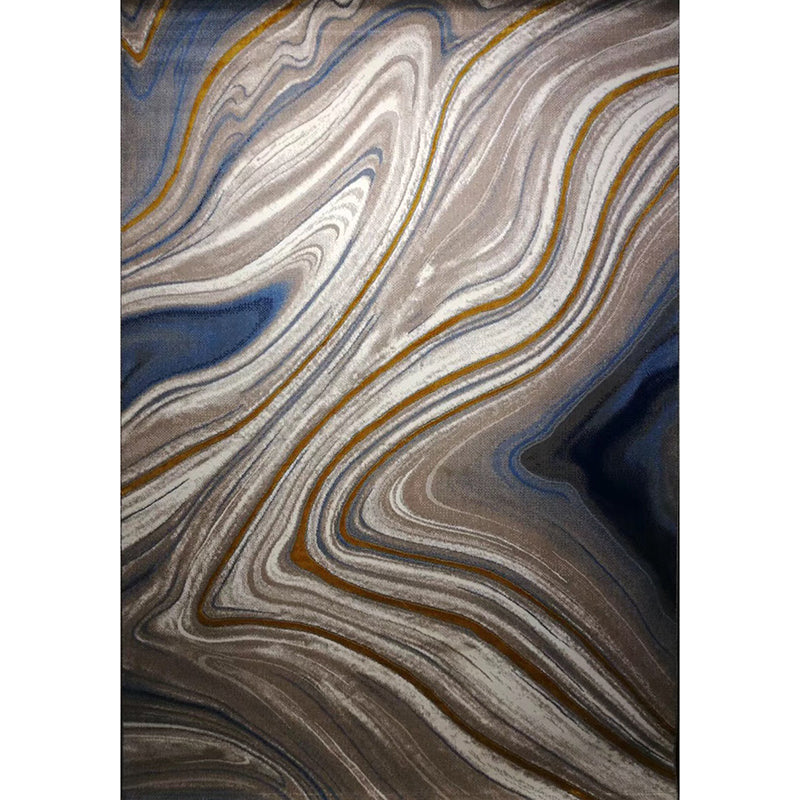 White Tone Modern Indoor Rug Polyester Gradient Rendering Carpet Easy Care Rug for Home Decoration