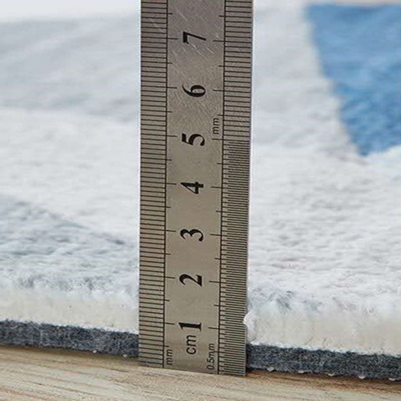 Tono grigio semplice tappeto interno in poliestere Rendering tappeto tappeto resistente alle macchie per la decorazione della casa