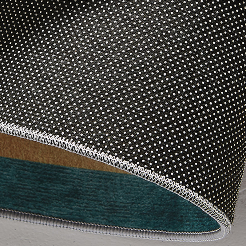 Mehrfarbiger Luxe-Teppich für den Innenbereich, Polyester-Teppich mit Farbverlauf, rutschfester Teppich für die Heimdekoration