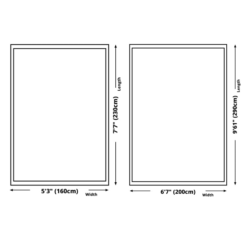 Simple Gradient Traces Carpet Blue Tone Polyester Rug Stain Resistant Carpet for Home Decoration