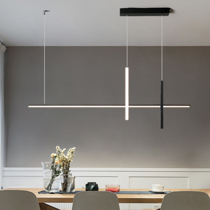 Contemporary Island Lighting Linear Pendant Lighting Island Lighting Ideas