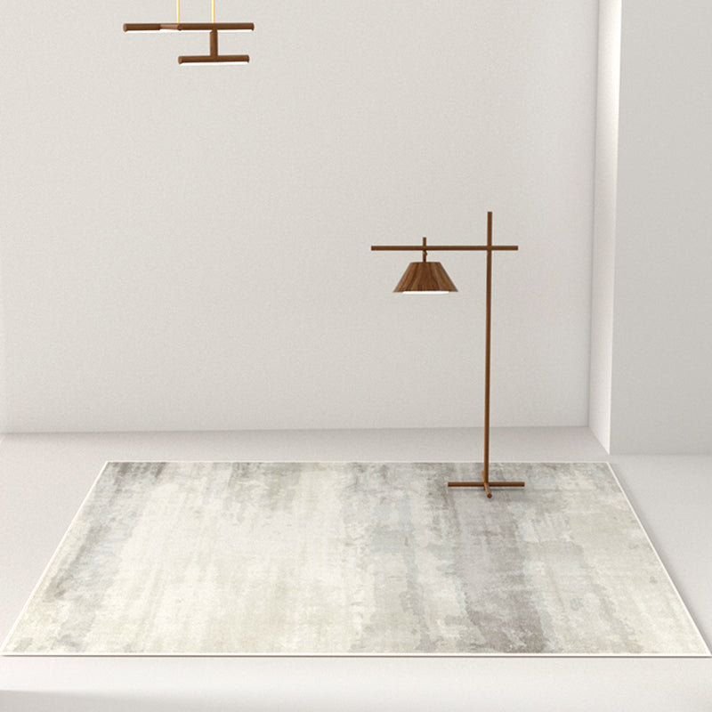 Multicolor Trendy Rug Polyester Carpet Rendering Traces Indoor Rug Anti-Slip Backing for Living Room